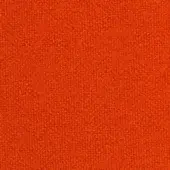Kvadrat Tonus fabric texture in orange, displaying a dense woven structure with subtle tonal shifts and a slightly nubby, looped pile.