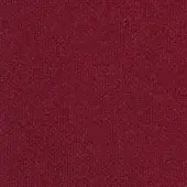Kvadrat Tonus fabric sample, textured red textile, consistent granular surface; Horm exclusive, model 0610, studio lighting.