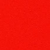 Red molded polyethylene texture, granular surface, matte finish, consistent coloration, material sample for seating product variant.