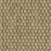 Beige looped pile texture with a grid pattern of rounded forms, showcasing subtle tonal variations and a dense, fabric-like surface.