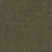 Olive green fabric swatch displaying a dense, matte weave and granular texture, suggesting a durable natural fiber construction.