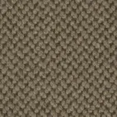 Brown woven texture with repeating circular nub pattern, subtle tan highlights, and darker shadows creating a matte, tactile surface.