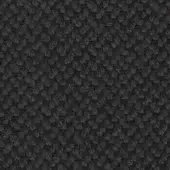 Dark gray knit texture with a dense, looped surface and consistent nubby pattern, displaying subtle tonal variations and a thick gauge.