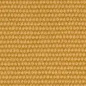 Mustard yellow ribbed fabric texture with horizontal lines and vertical bumps, displaying a dense, matte, woven pattern suitable for upholstery.