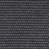 Dark gray ribbed fabric texture with a consistent horizontal linear pattern and matte finish, displaying a dense, uniform weave.