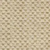 Woven fabric texture, off-white and tan tones, displaying a dense, grid-like pattern with horizontal and vertical threads and a matte finish.