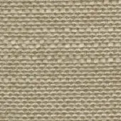 Natural fiber textile with a dense, horizontal-vertical weave in muted beige tones and a slightly mottled, textured surface.