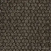 Tufted texture in warm gray showcases a dense, looped pile pattern with subtle tonal variations and a soft, plush appearance.