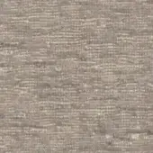 Textured fabric sample, muted gray and beige, dense vertical weave with ribbed effect and matte finish.
