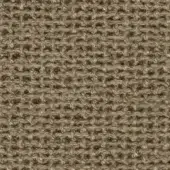 Woven fabric texture, warm brown tones, dense irregular pattern with visible coarse fibers creating a matte, rustic and tactile surface.