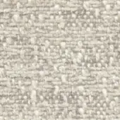 Beige woven fabric texture with nubby, irregular surface; complex yarn weave and rounded knots, displaying manufacturer text “fresia 3112 21”.