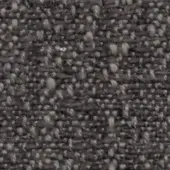 Woven fabric texture, muted gray-brown with beige and off-white flecks, coarse nubby weave with subtle vertical yarn pattern.