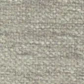Heathered beige fabric texture with gray and taupe threads, displaying a dense, irregular weave and matte finish.