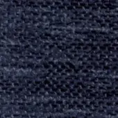 Navy blue woven fabric texture with irregular nubby weave, heathered effect, and matte finish, displaying a dense, interlaced granular structure.
