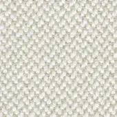 Cream off-white woven fabric texture with light beige warp, dense regular nubby weave, round smooth threads, suitable for upholstery.