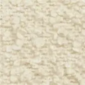 Boucle fabric texture in creamy off-white, featuring dense looped fibers and subtle tonal variations for a plush, three-dimensional effect.