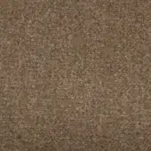 Brown velvet texture with a dense, short pile and uniform weave, displaying subtle heathered color variations and a soft, plush appearance.