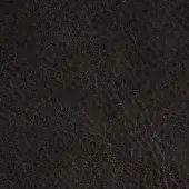 Black leather texture displaying a dense, mottled pattern with granular pores and fine wrinkles, finished matte in royal ebony.