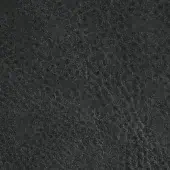 Royal Slate leather texture, dense gray full-grain with matte finish, exhibiting irregular wrinkles and a subtle, pliable pebbled pattern.
