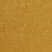 Woven fabric swatch, mustard yellow tone, natural fiber texture with slight grain and matte finish, no discernible pattern.