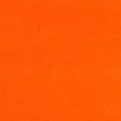 Orange fabric texture sample displaying a warm, saturated tone and tightly woven matte finish with a granular surface quality.