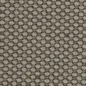 Beige woven fabric sample with repeating circular motifs and a grid pattern, featuring brown accents and subtle texture; text reads "horm…418 openair".