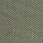 Olive-green textured fabric with a dense grid weave, displaying repeated small text in a sans-serif font and a matte finish.