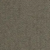 Woven fabric texture, gray and beige heathered tones, dense grid pattern, matte finish, sample material with “horm > outdoor flukso” text.