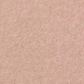 Blush pink textile sample with short pile, woven texture, and subtle mottled effect; features faint diagonal imprinted text reading “horm > vescom lani”.