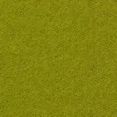 Vescom Lani textile sample, olive-green shredded texture, granular surface with product code “7060 35” visible in lower right corner.