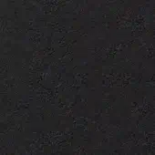 Dark gray fibrous textile sample with light strand accents, displaying a matted pile texture and imprinted text “horm > vescom lani 7060 47”.