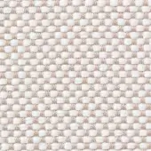 Woven textile sample, off-white and beige, with a regular grid pattern and subtle imprinted text “horm > vescom samar 7052”.