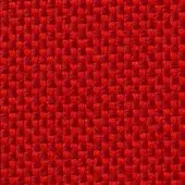 Red woven texture, square grid pattern, Vescom Samar 7052 26 fabric detail, uniform surface with subtle tonal variations and diffused lighting.