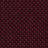 Burgundy woven textile with a square grid pattern, dark gray threads, and a nubby surface; text reads "horm > vescom samar > vescom samar 7052 33".