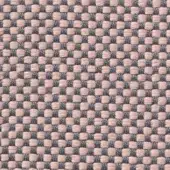 Woven textile sample, pink and dark gray, tight grid pattern with square intersections; Horm Vescom Samar 7052 34 fabric texture.