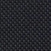 Dark gray woven textile with grid pattern, featuring “horm > vescom samar” text, uniform square intersections, and a raised nubby surface.