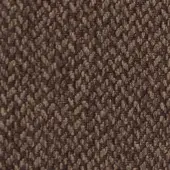 Woven fabric texture, coffee brown with beige highlights, dense irregular node pattern, tight structured weave, studio lighting.