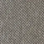 Herringbone fabric texture, muted gray tones, dense weave with visible threads and a repeating diagonal ridge pattern, matte finish.