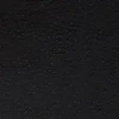Black nappa leather texture sample with dense pebble-grain, matte finish, and uniform color for upholstery applications.