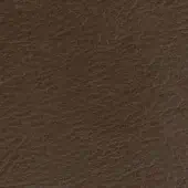 Chocolate nappa leather texture with a dense pebbled grain, matte finish, and subtle tonal variations; full-grain quality for upholstery.