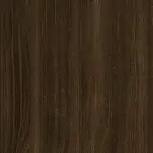 Dark brown Spessart oak veneer texture with a consistent vertical grain and smooth, polished finish; even lighting.