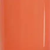 Sicilian orange glossy surface with vertical light orange streak, smooth consistent tone, diffused lighting, subtle sheen and curvature.