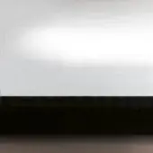 White screen with diffused light and a black horizontal band, studio setting, high contrast, even illumination, blank surface, minimalist composition.
