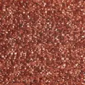 Reddish-brown tweed fabric texture with cream threads, dense woven construction, granular surface, labeled “geranio 2130” at the bottom.