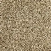 Beige fabric sample displaying a granular, nubby texture with brown flecks; label reads “borzalino > fabric (d) > geranio > geranio 2130 –”.