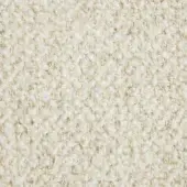 Borzalino fabric sample, creamy off-white, dense nubby weave with rounded loops; label displays “Fiesole g248” designation.