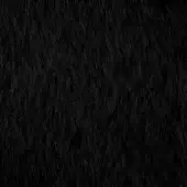 Black textile fabric swatch with dense, uniform pile and interwoven fibers, exhibiting a textured, non-directional surface pattern.