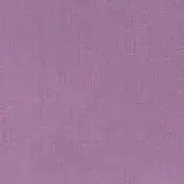 Lavender woven fabric sample with a matte finish, displaying a granular texture and vertical lines; label reads “borzalino pastel poetry ch2890-084”.
