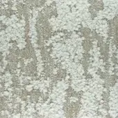 Beige textile sample with irregular cream nubbins, exhibiting a dense, tactile woven texture and neutral color palette with diffused lighting.