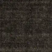 Dark gray boss velvet fabric sample with granular texture, sandy flecks, and a directional nap, identified as “boss velvet – 7020”.